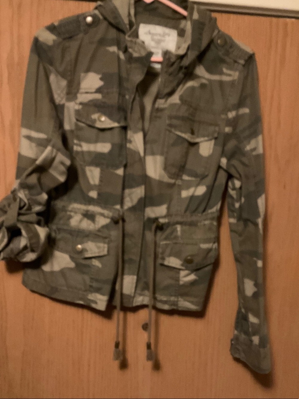 American Rag Olive Camo Utility Jacket
